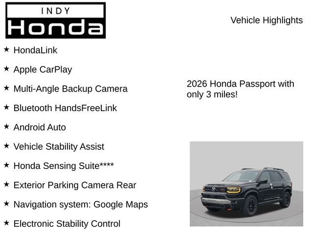 2026 Honda Passport TrailSport Elite