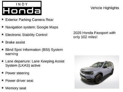 2026 Honda Passport TrailSport Elite