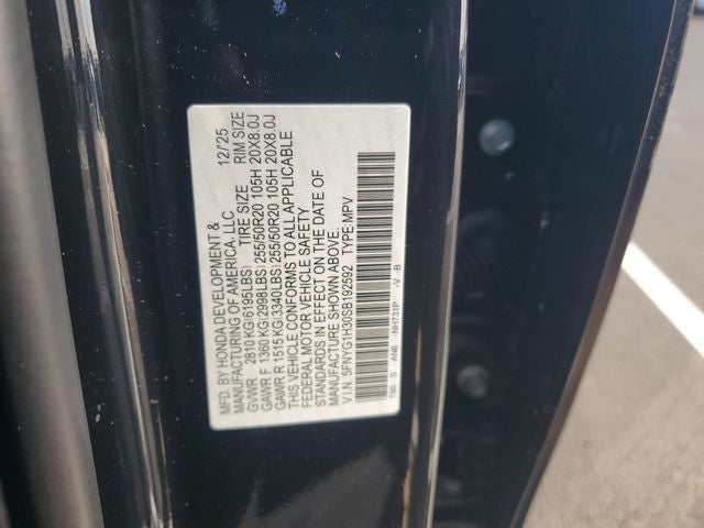 2025 Honda Pilot Sport