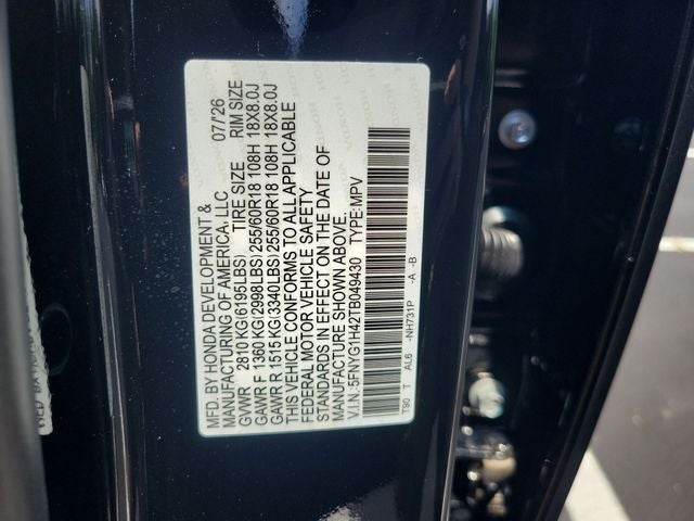 2026 Honda Pilot EX-L