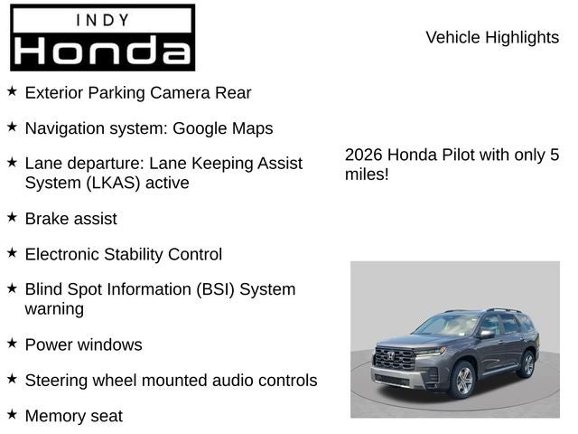 2026 Honda Pilot EX-L