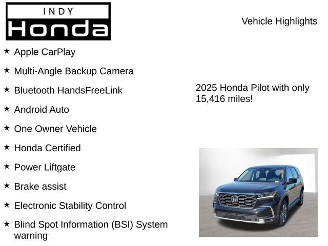 2025 Honda Pilot EX-L