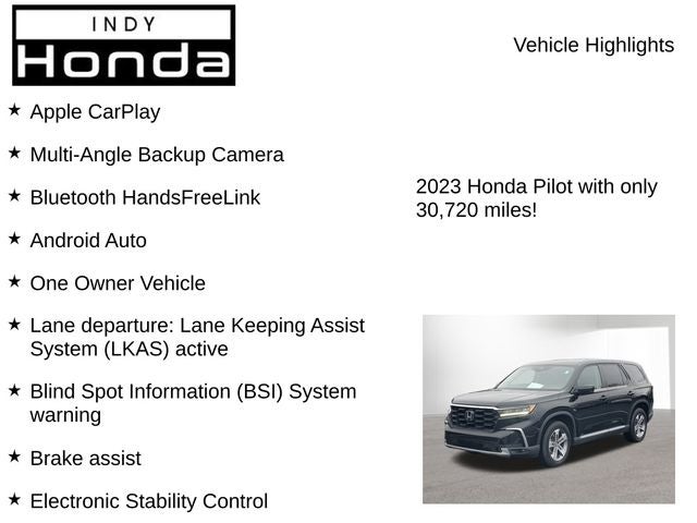 2023 Honda Pilot EX-L 8 Passenger