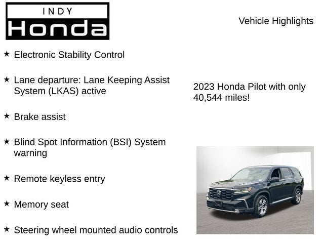 2023 Honda Pilot EX-L 8 Passenger