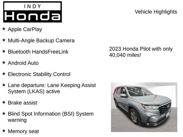 2023 Honda Pilot EX-L 8 Passenger