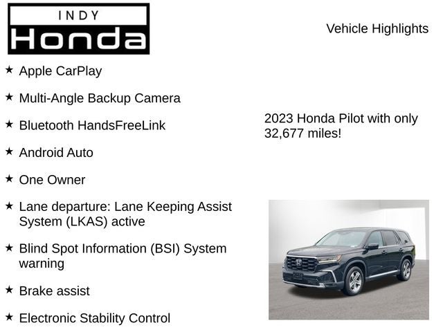 2023 Honda Pilot EX-L 8 Passenger