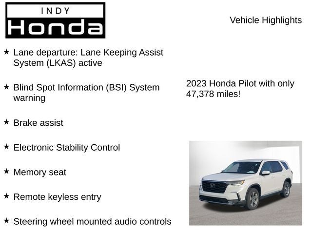 2023 Honda Pilot EX-L 8 Passenger