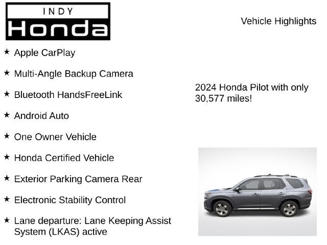2024 Honda Pilot EX-L 7 Passenger