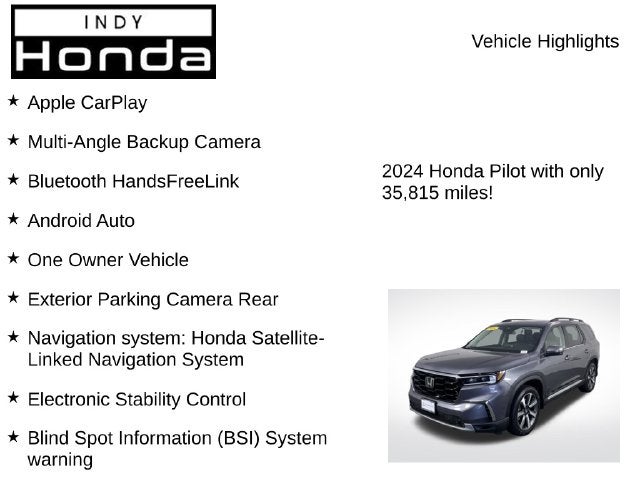 2024 Honda Pilot Touring