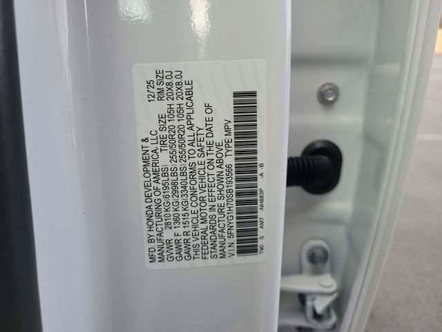 2025 Honda Pilot Touring