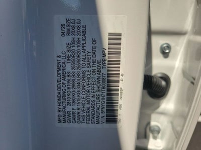 2026 Honda Pilot Touring