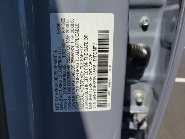 2026 Honda Pilot Touring