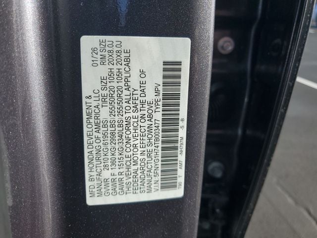 2026 Honda Pilot Touring