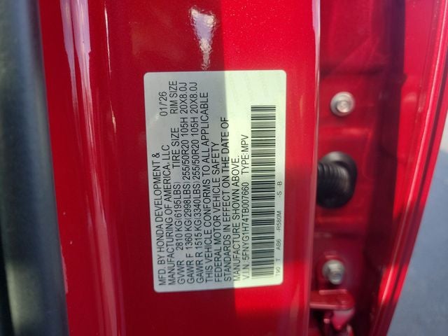 2026 Honda Pilot Touring