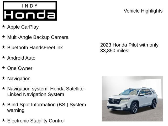 2023 Honda Pilot Touring