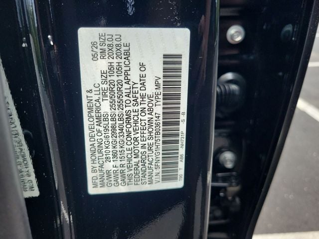 2026 Honda Pilot Touring