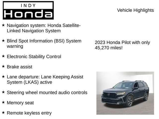 2023 Honda Pilot Touring