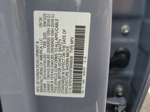 2026 Honda Pilot Touring