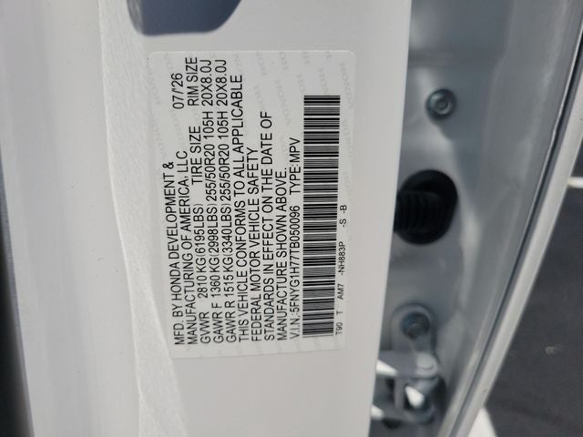 2026 Honda Pilot Touring