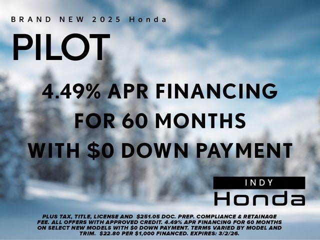 2025 Honda Pilot Touring