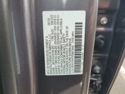 2026 Honda Pilot Touring