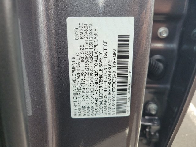 2026 Honda Pilot Touring