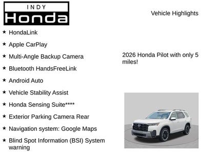 2026 Honda Pilot Touring