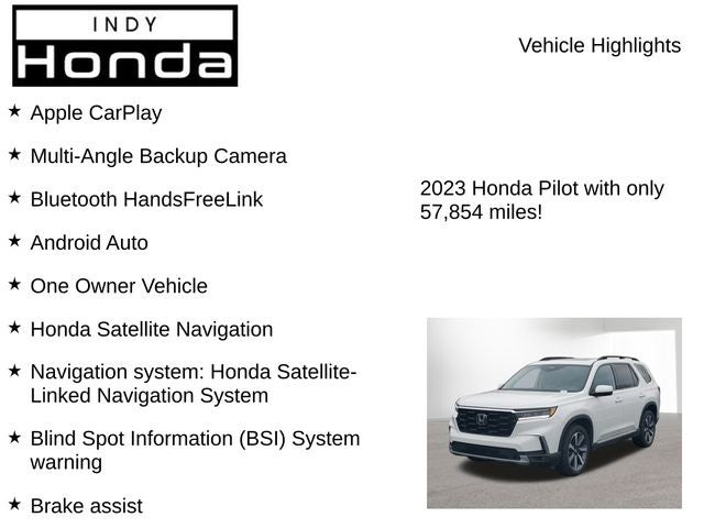 2023 Honda Pilot Elite