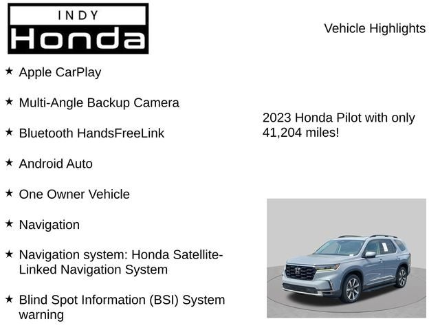 2023 Honda Pilot Elite