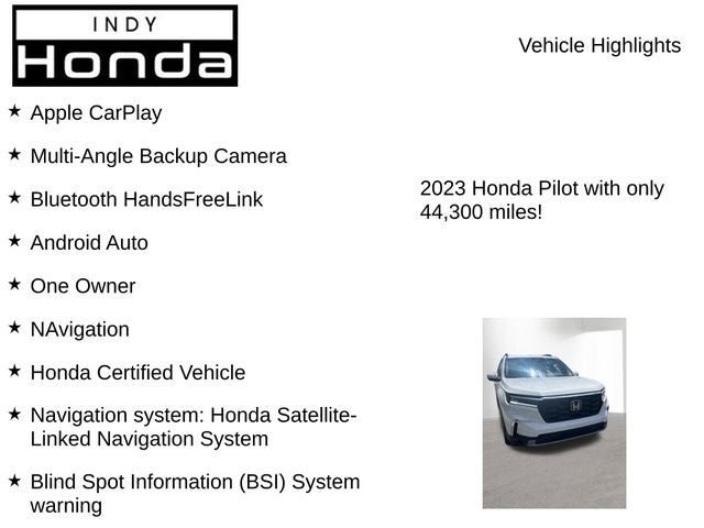 2023 Honda Pilot Elite