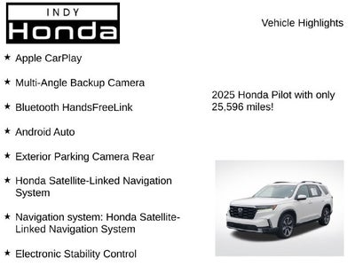 2025 Honda Pilot Elite