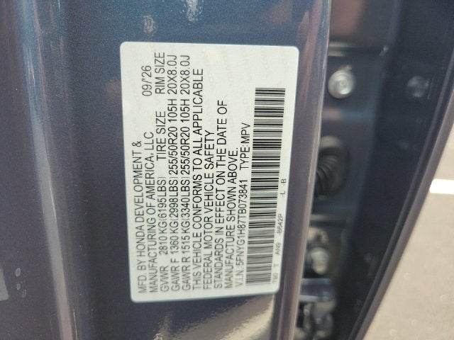 2026 Honda Pilot Elite