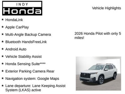 2026 Honda Pilot Elite