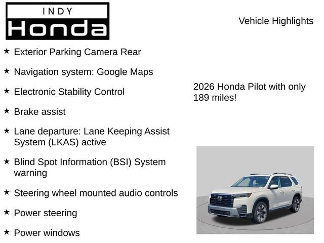 2026 Honda Pilot Elite