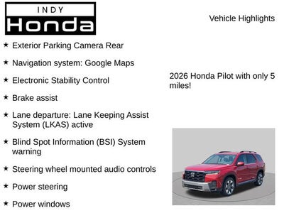 2026 Honda Pilot Elite