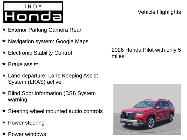 2026 Honda Pilot Elite