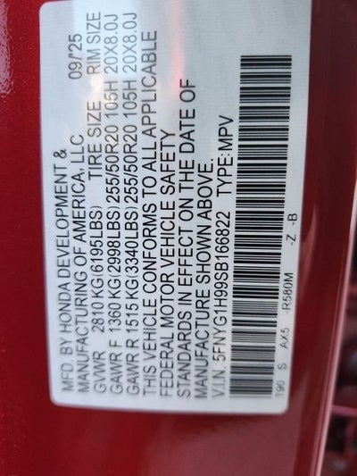 2025 Honda Pilot Black Edition