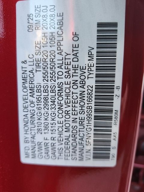 2025 Honda Pilot Black Edition