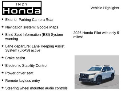 2026 Honda Pilot Black Edition