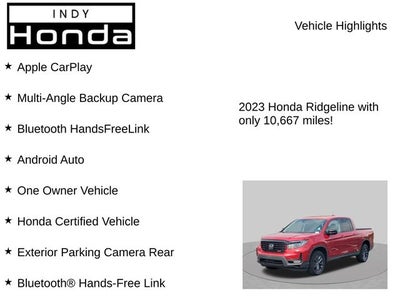 2023 Honda Ridgeline Sport