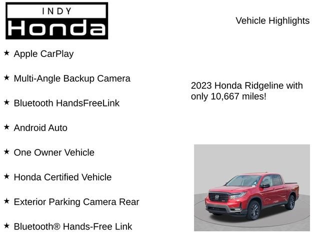 2023 Honda Ridgeline Sport