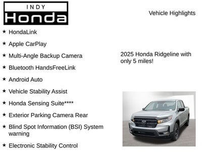 2025 Honda Ridgeline Sport