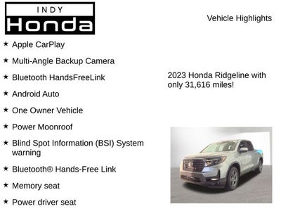 2023 Honda Ridgeline RTL