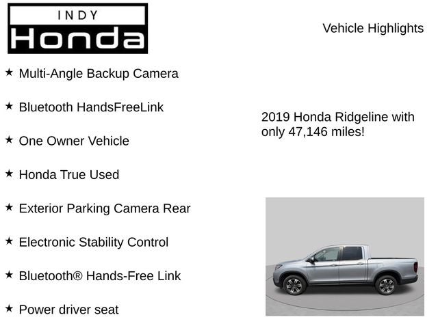 2019 Honda Ridgeline RTL