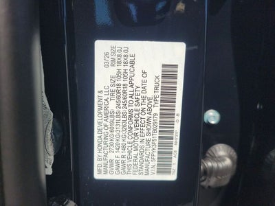 2026 Honda Ridgeline RTL