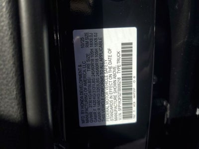 2026 Honda Ridgeline RTL