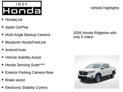 2026 Honda Ridgeline RTL