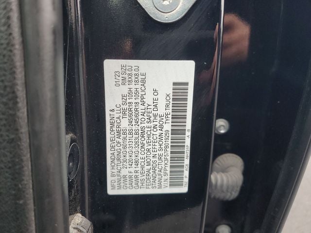 2023 Honda Ridgeline RTL