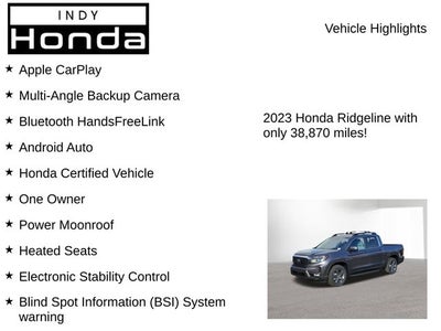 2023 Honda Ridgeline RTL