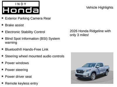 2026 Honda Ridgeline RTL